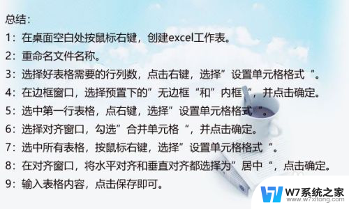 电脑上如何新建excel表格 Excel表格新建方法