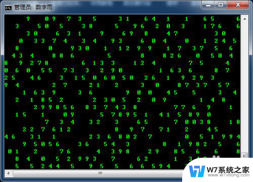 cmd命令数字雨win7 cmd命令数字雨动画制作教程