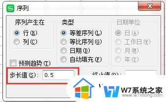 wps如何让每一列成0.5的等差排列 如何在wps中让每列数据成0.5的等差排列