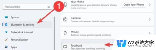 win11数位板在哪里设置 win11触摸板设置界面怎么进入