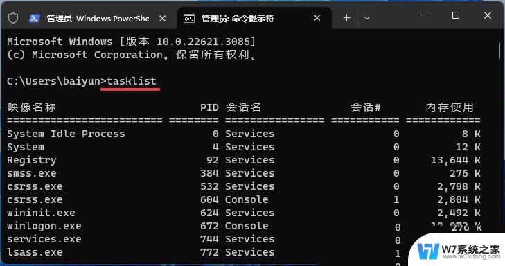 win11可以结束的进程 Win11 Tasklist命令结束进程技巧